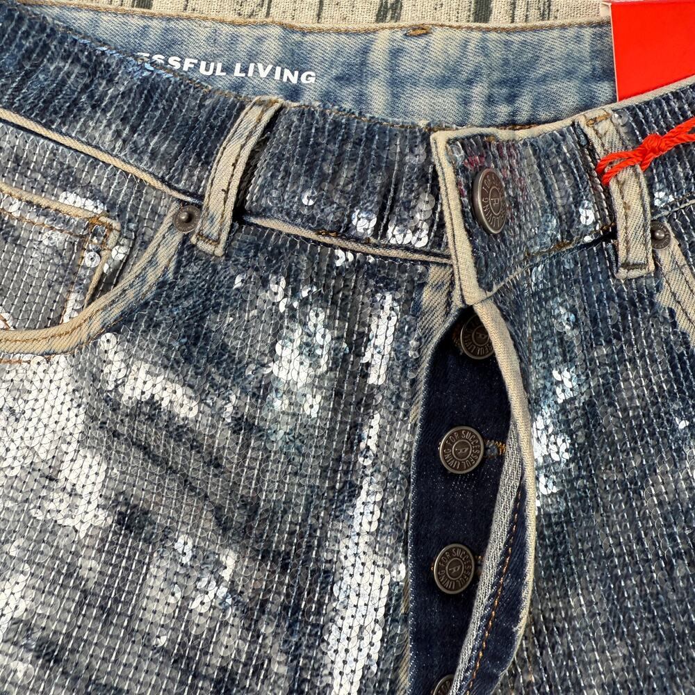 Diesel D-Ark-S5 Women’s Jeans Size 27 – Premium Straight-Leg Denim – NWT $1195 - Picture 7 of 15